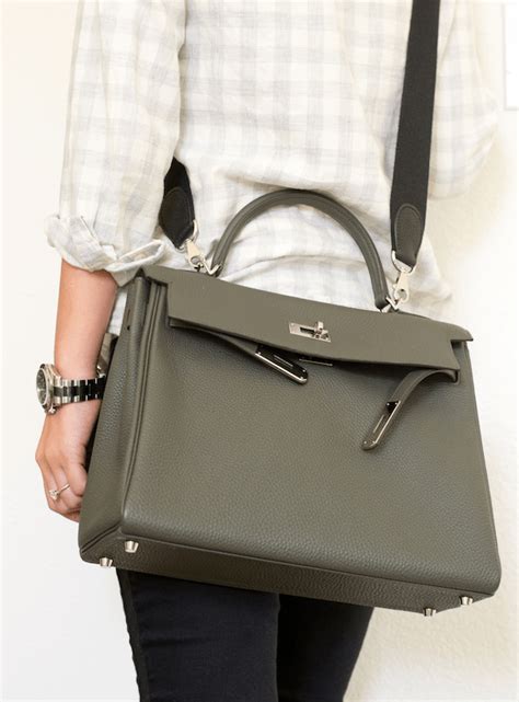 black hermes kelly bag cross body|hermes kelly bag shoulder strap.